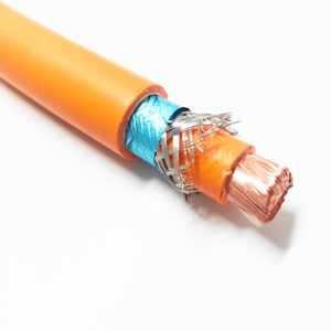 Orange Electric Vehicle Wire 25mm 35mm 50mm 70mm XLPO Silicone DC Electric Vehicle EV Power Cable